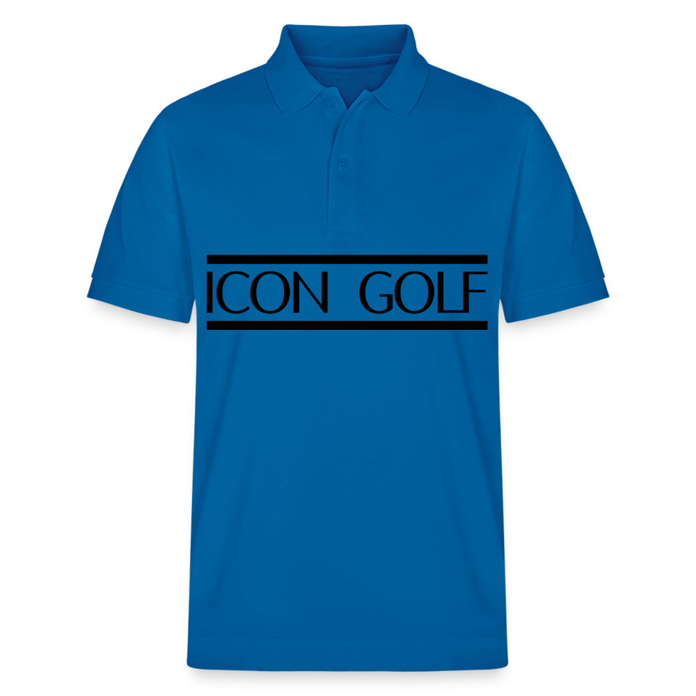 H ICON GOLF Center Logo Poloshirt - royal blue