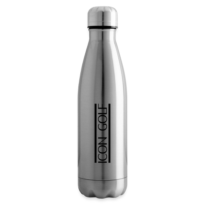 ICON GOLF Isolierte Edelstahl Trinkflasche - silver