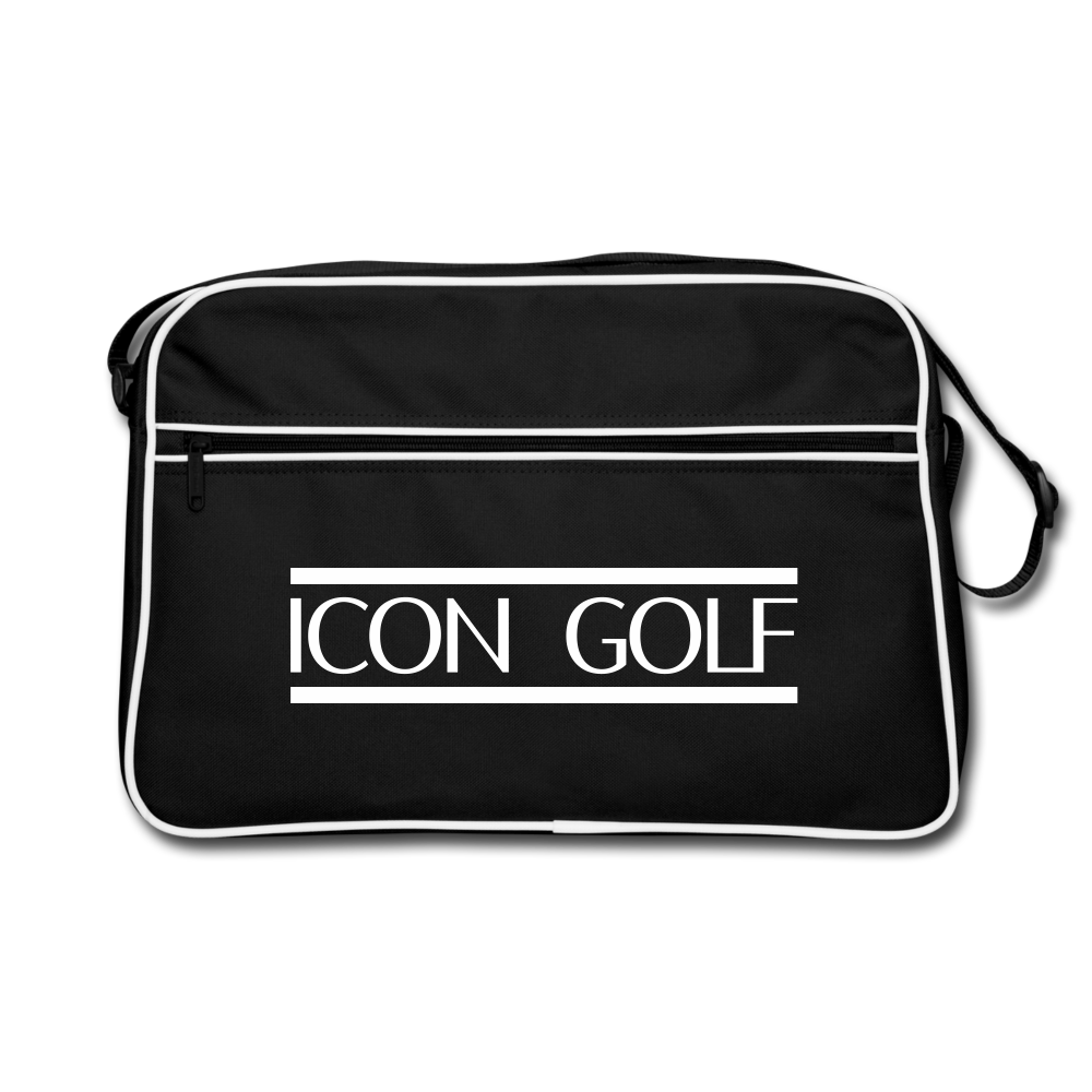 ICON GOLF Umhängetasche - black/white