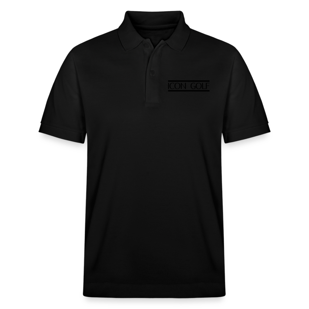 H ICON GOLF Classic Poloshirt - black