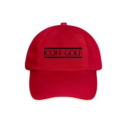 ICON GOLF Cap - classic red