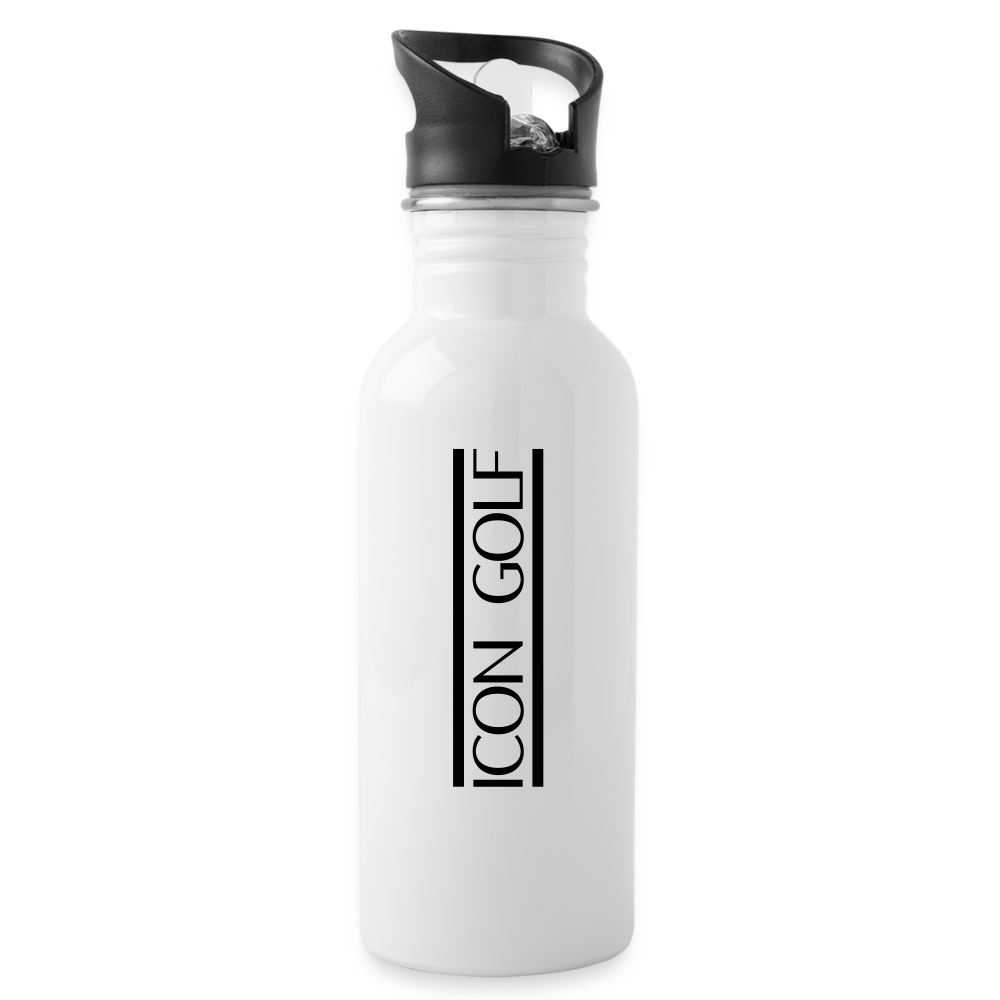 ICON GOLF Edelstahl Trinkflasche - white