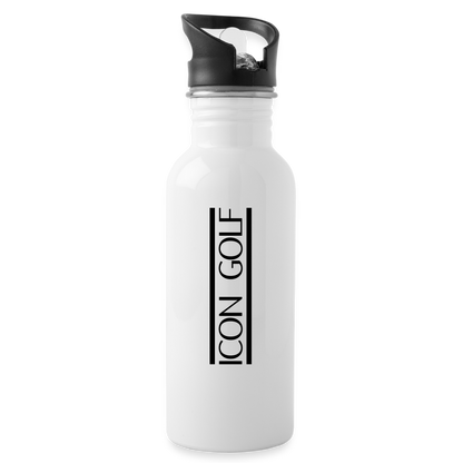 ICON GOLF Edelstahl Trinkflasche - white