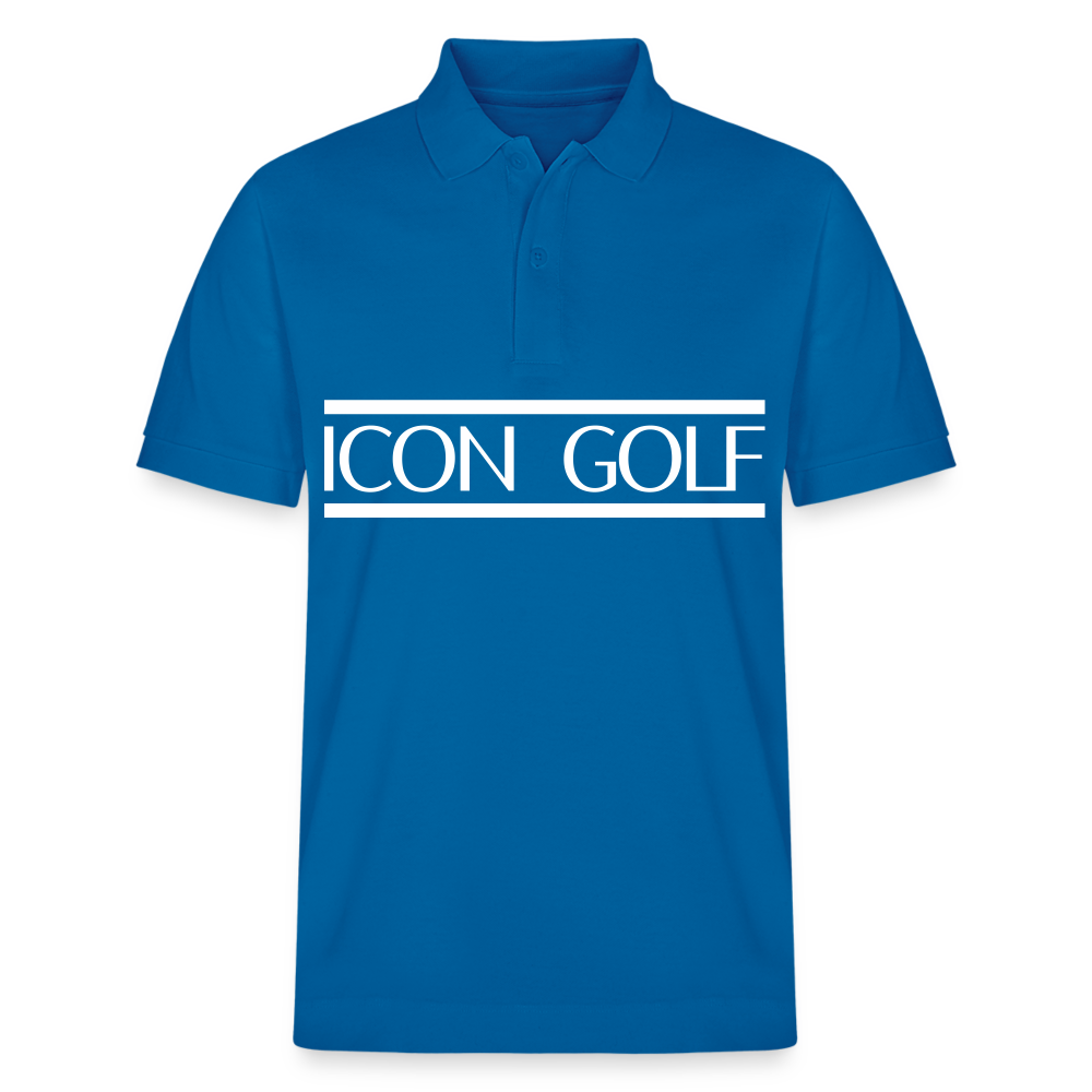 H ICON GOLF Center Logo Poloshirt - royal blue