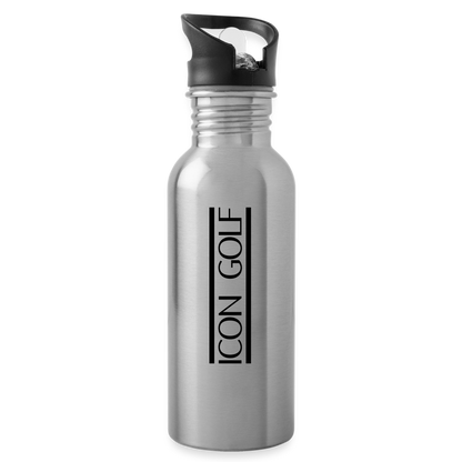 ICON GOLF Edelstahl Trinkflasche - silver