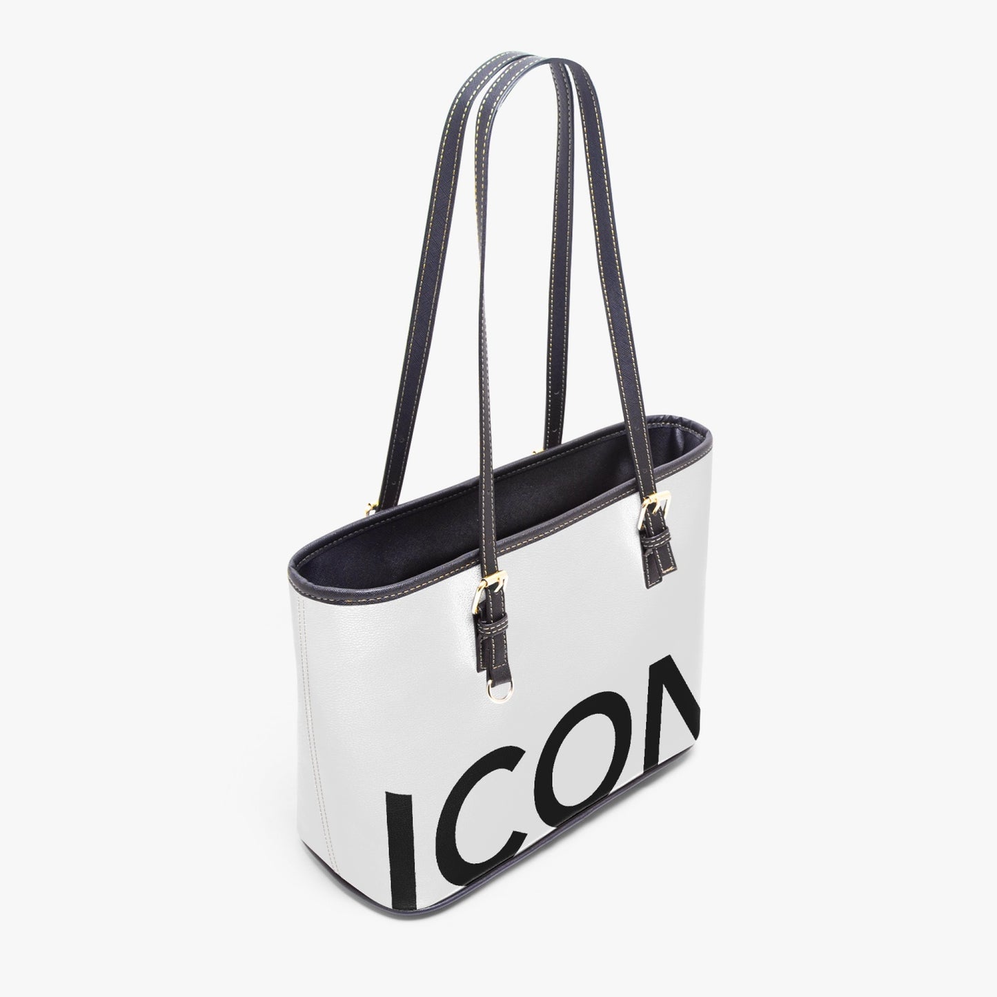 ICON Big Logo Leder Tote Bag