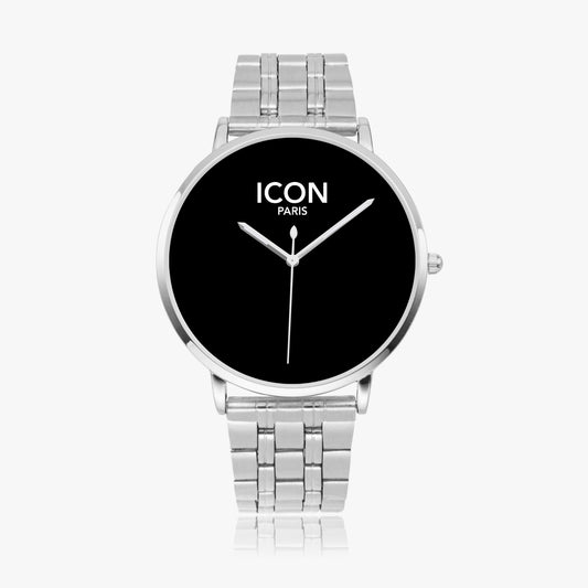 ICON Paris Stahl Uhr