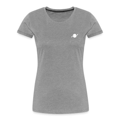 Damen Premium Organic T-Shirt - heather grey