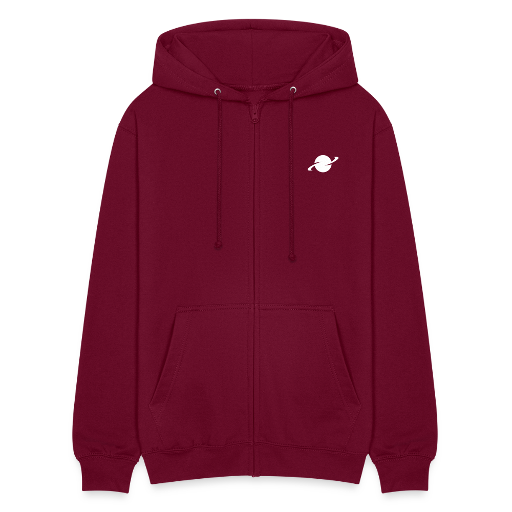 Damen Premium Relaxed Zip-Hoodie - bordeaux