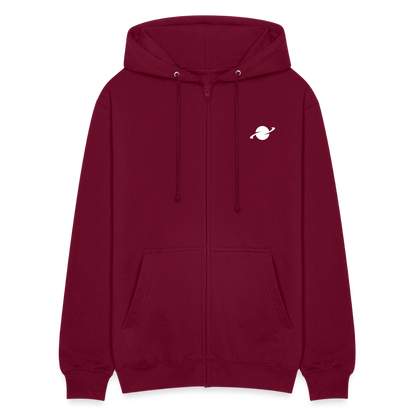 Damen Premium Relaxed Zip-Hoodie - bordeaux