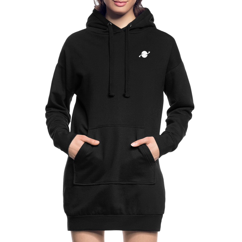 Damen Hoodie-Kleid - black