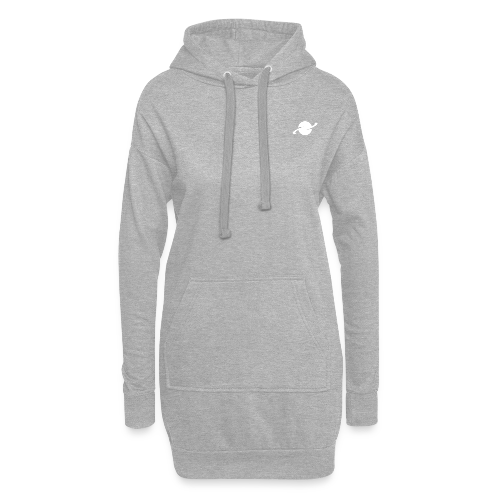 Damen Hoodie-Kleid - heather grey