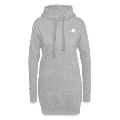 Damen Hoodie-Kleid - heather grey