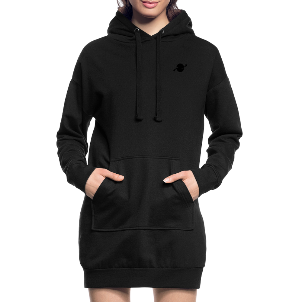 Damen Hoodie-Kleid - black