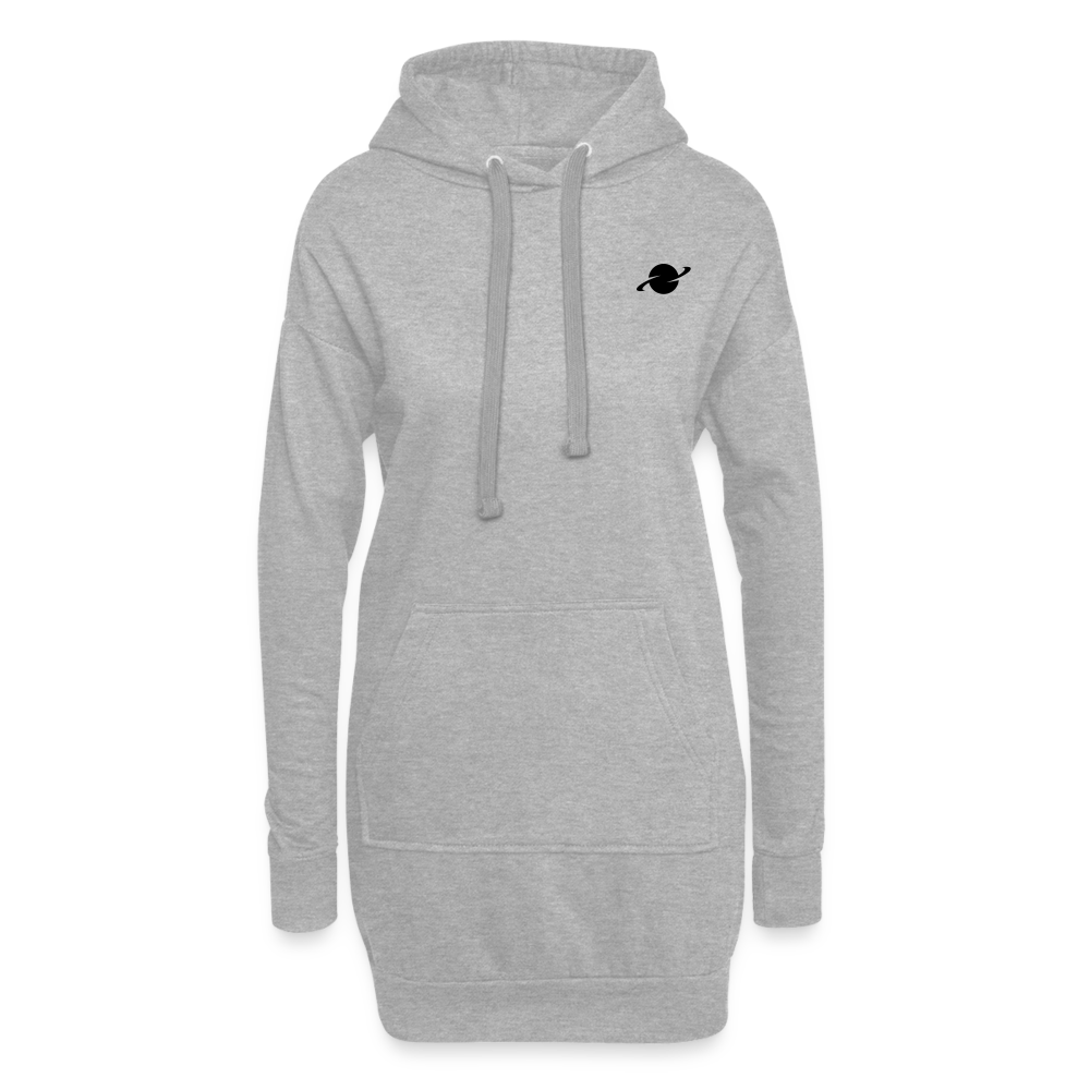 Damen Hoodie-Kleid - heather grey