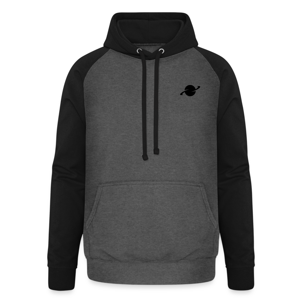 Damen Relaxed Baseball Hoodie - graphite/black