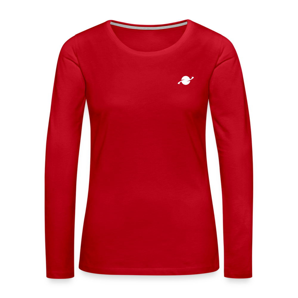 Damen Premium Langarmshirt - red