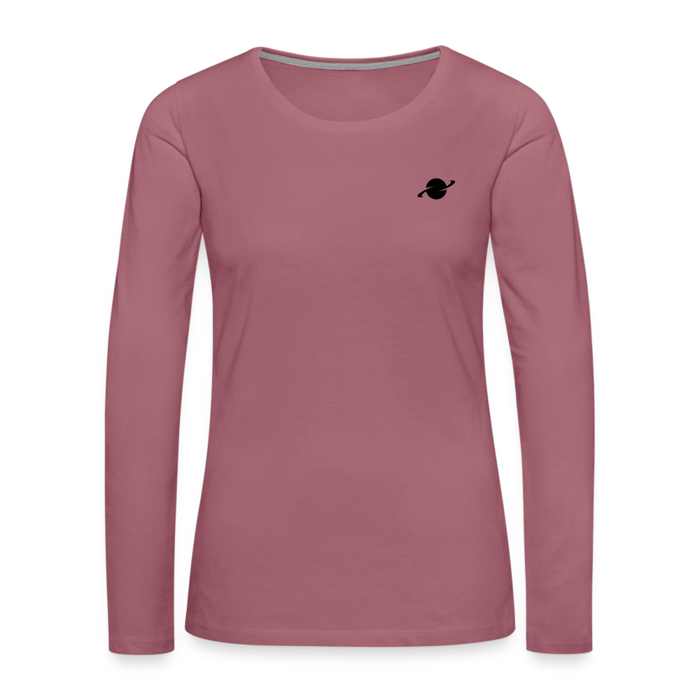 Damen Premium Langarmshirt - mauve