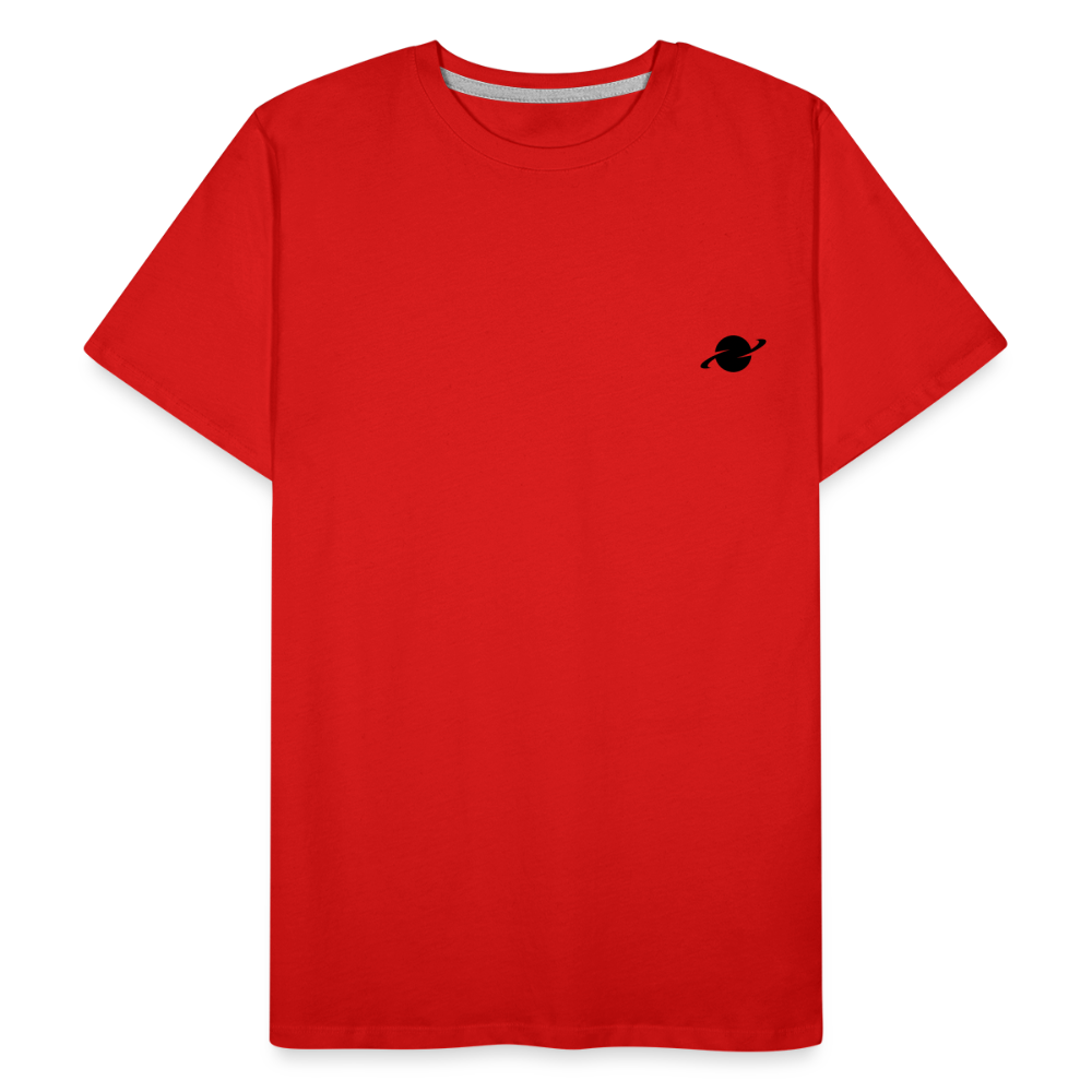 Herren Organic Basic T-Shirt - red