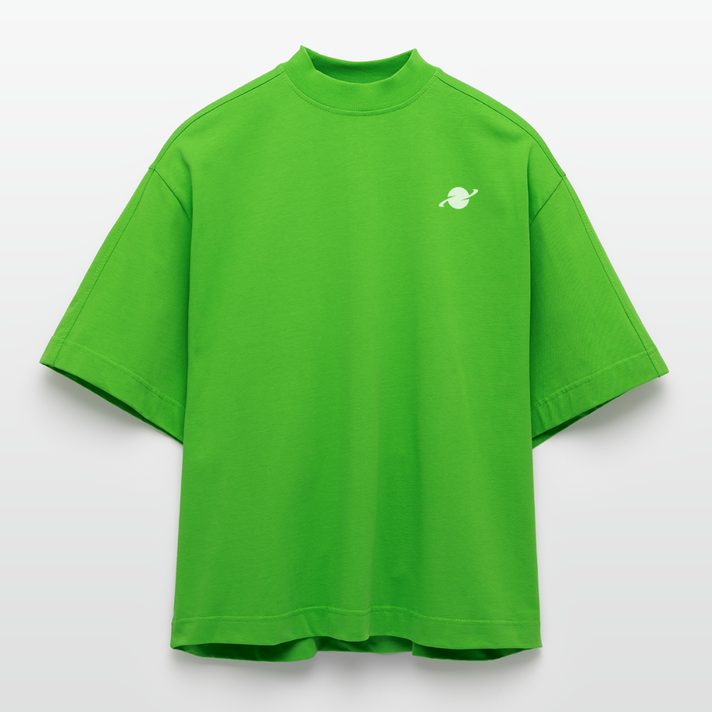 Herren Organic Boxy T-Shirt Made in Portugal - Apple Neon