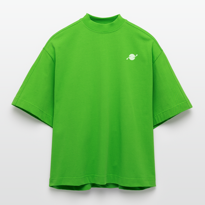 Herren Organic Boxy T-Shirt Made in Portugal - Apple Neon