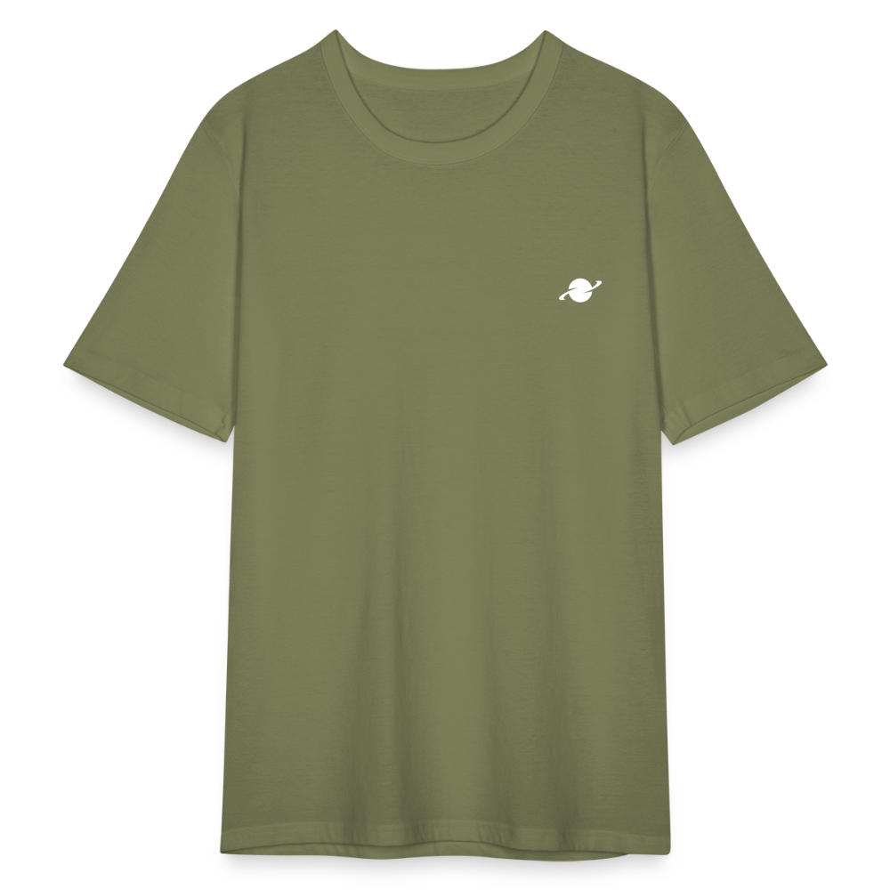 Herren Basic Slim Fit T-Shirt - khaki green