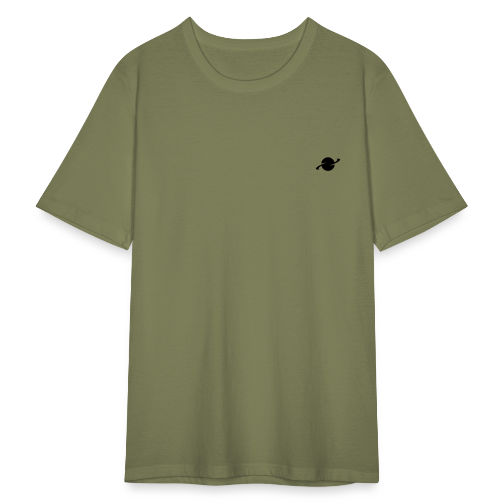 Herren Basic Slim Fit T-Shirt - khaki green