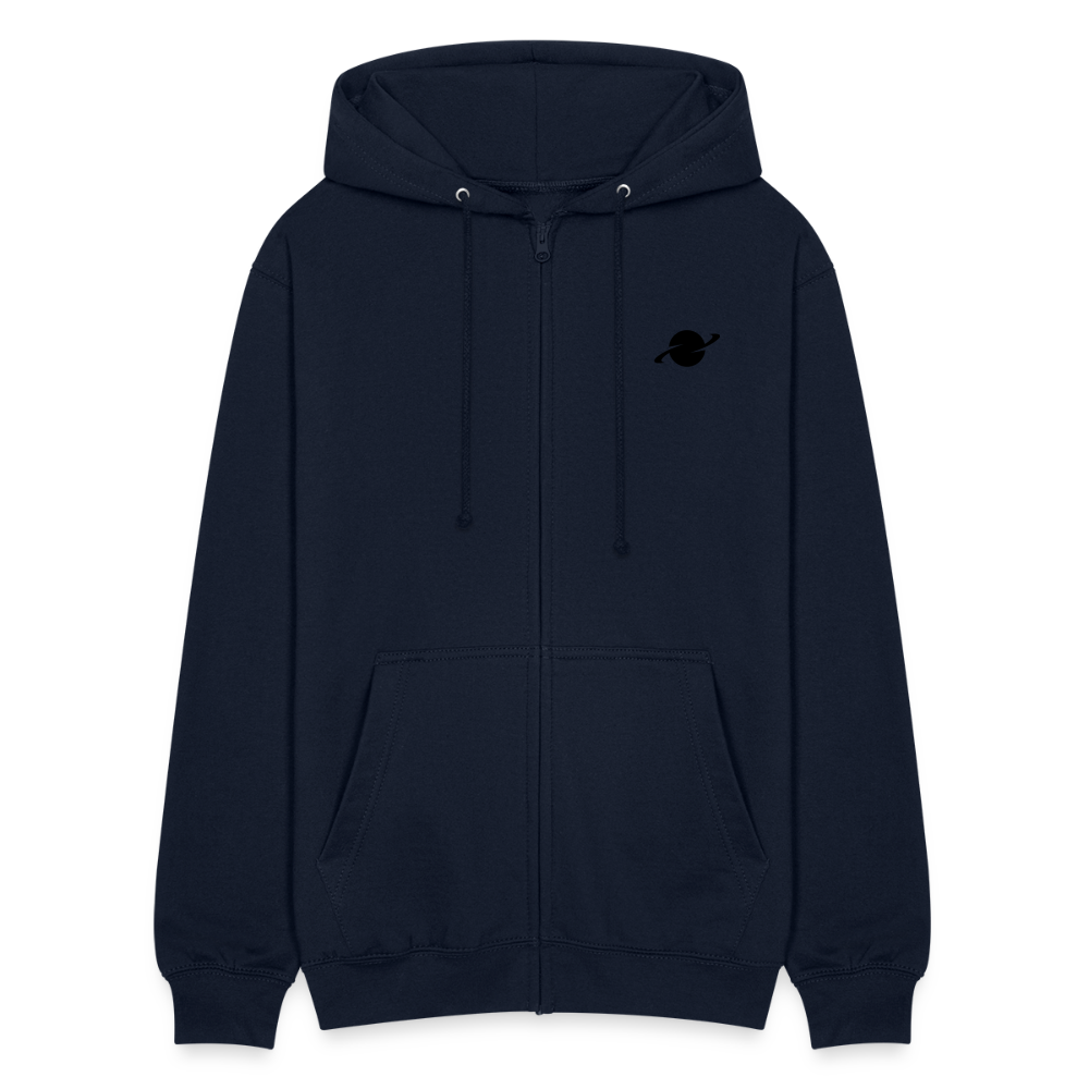 Herren Premium Relaxed Zip-Hoodie - navy