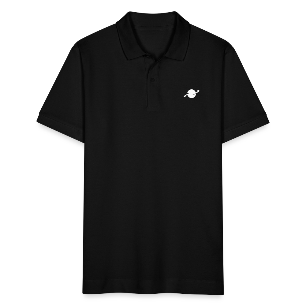 Herren Organic Piqué Poloshirt - black