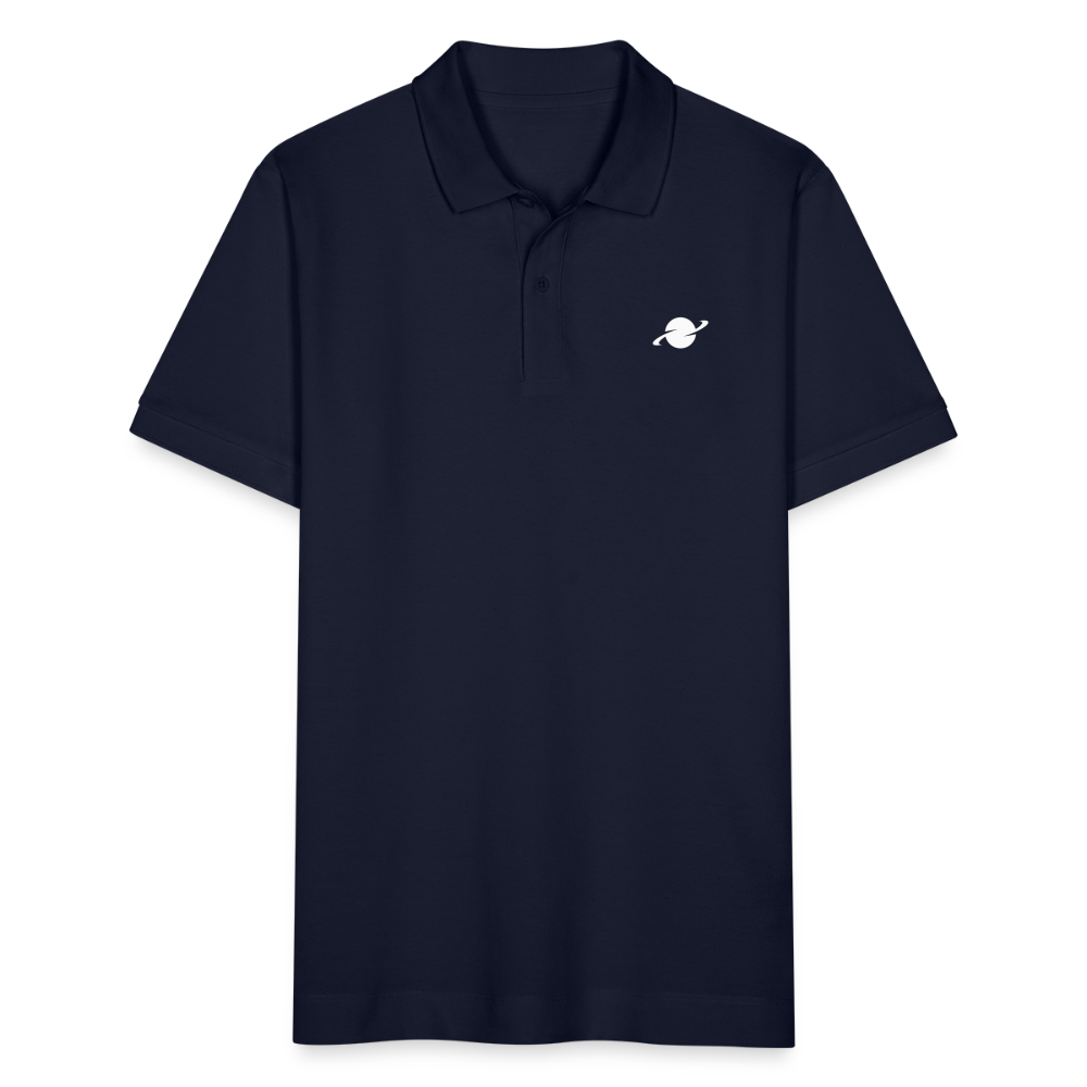 Herren Organic Piqué Poloshirt - navy