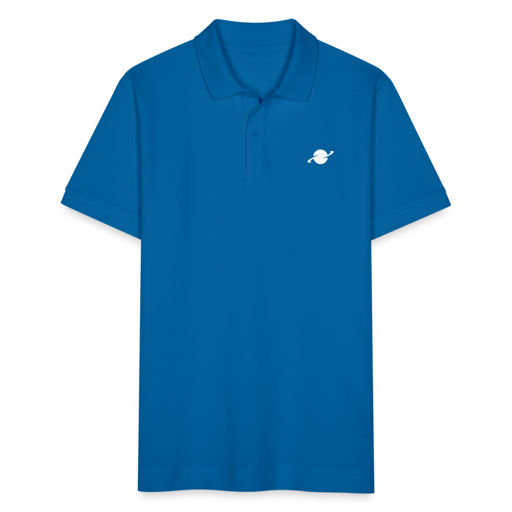 Herren Organic Piqué Poloshirt - royal blue