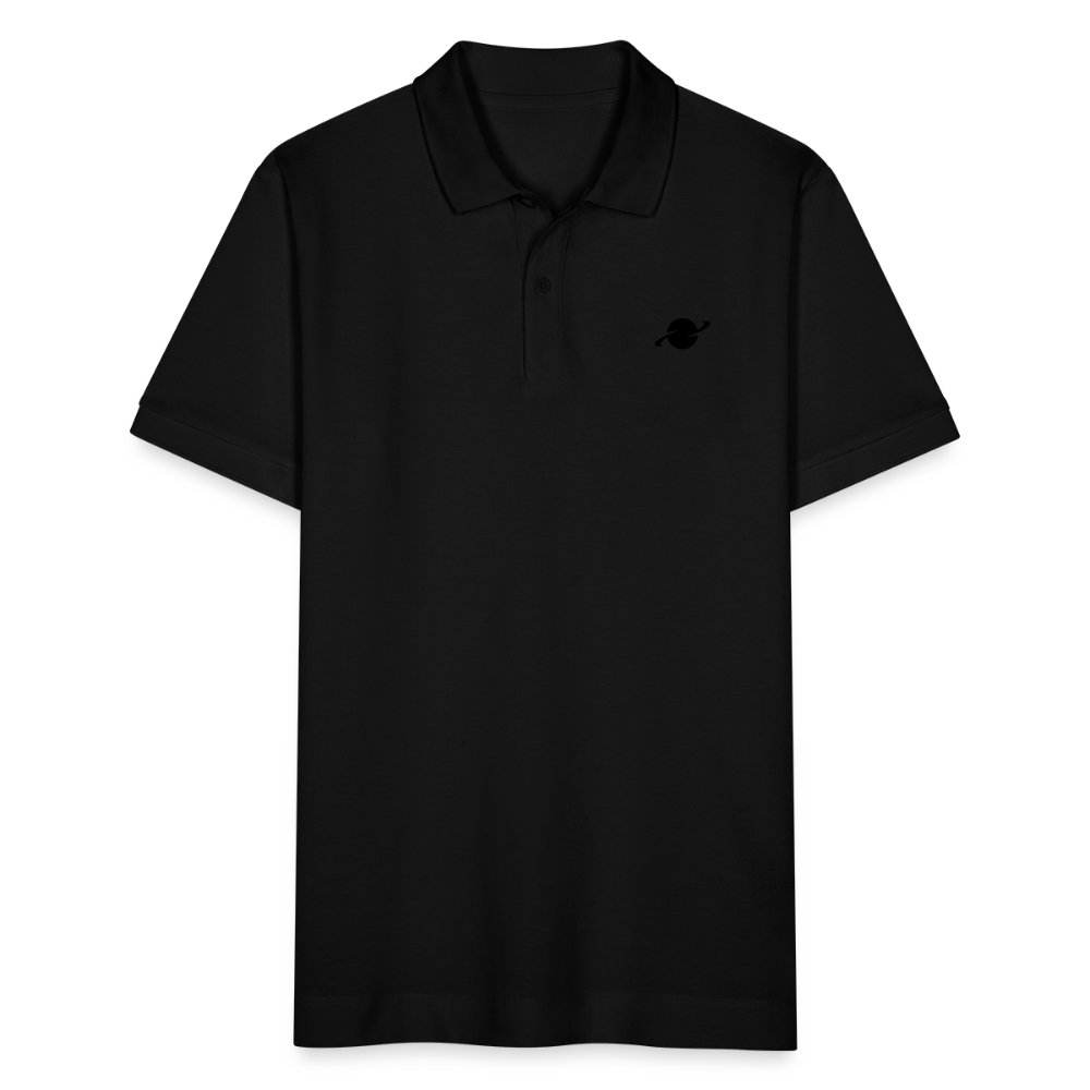 Herren Organic Piqué Poloshirt - black