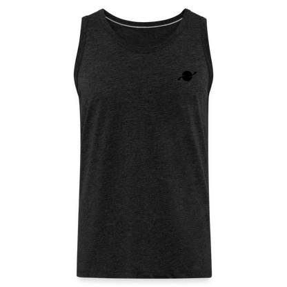 Herren Tank Top - charcoal grey