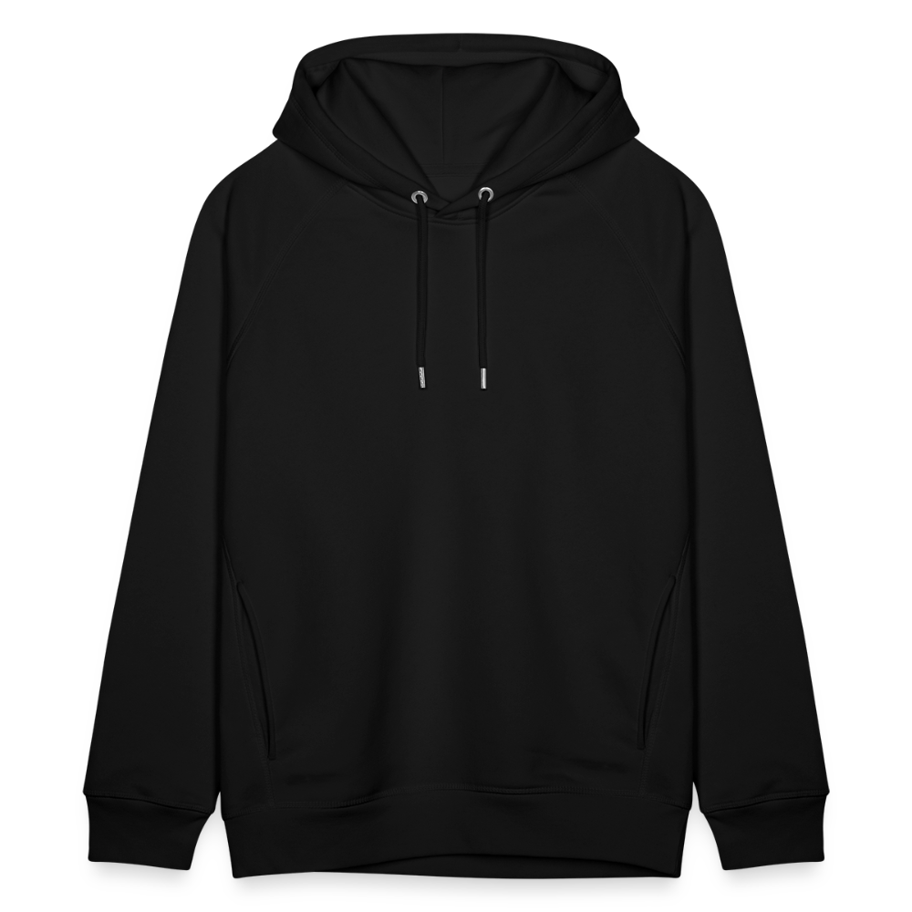 D Organic Relaxed Hoodie - black