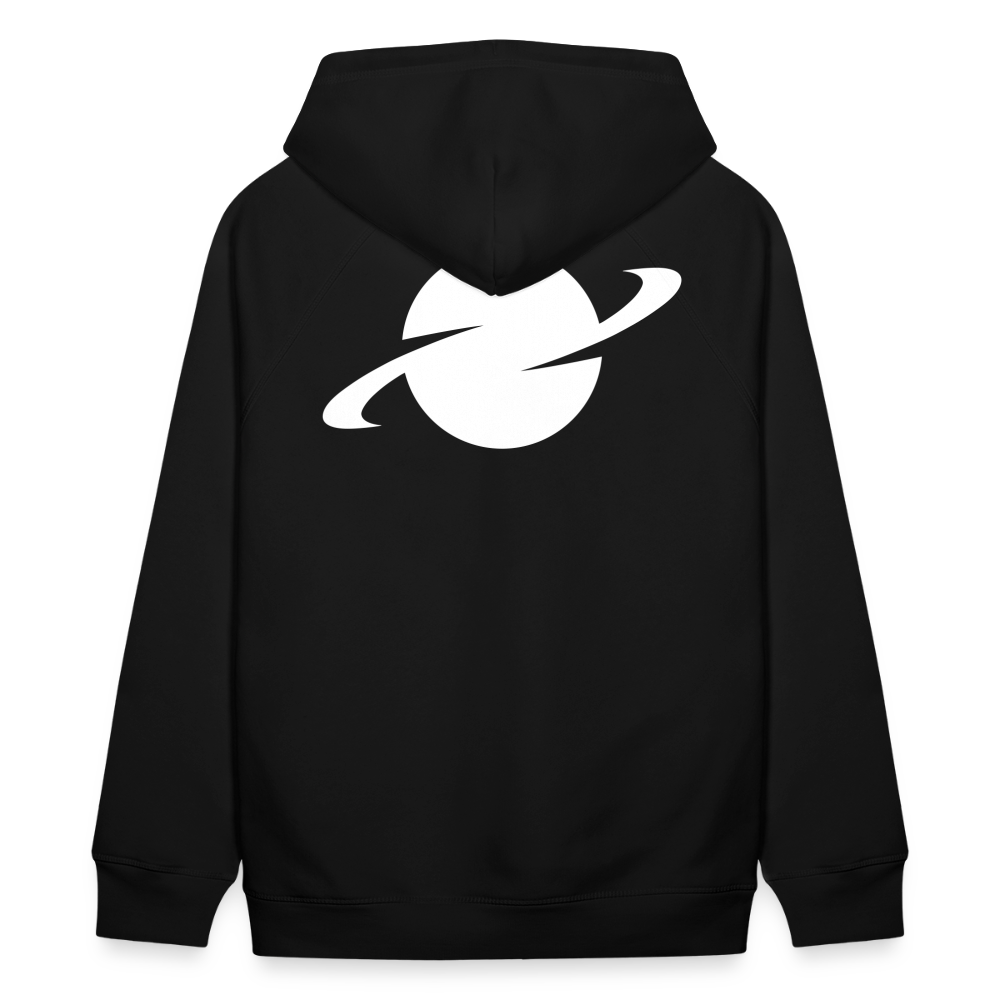 D Organic Relaxed Hoodie - black