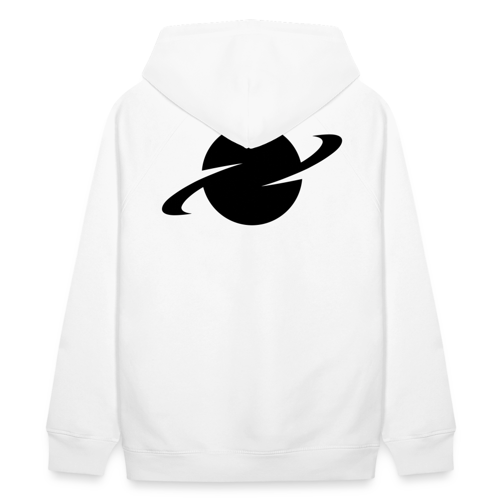 D Organic Relaxed Hoodie - white