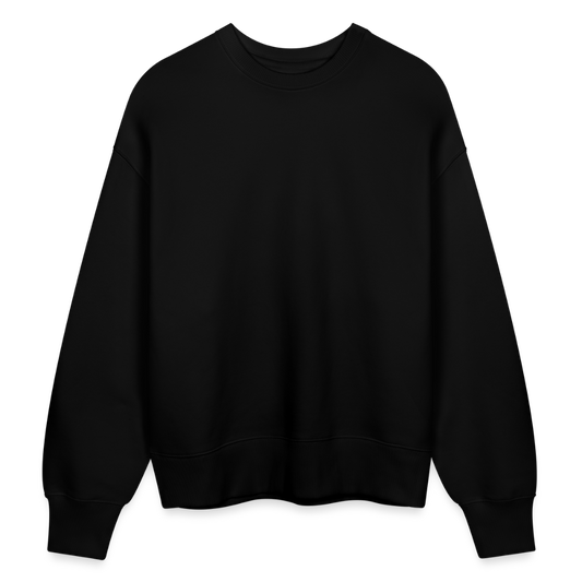 D Organic Oversize Pullover Back Logo - black