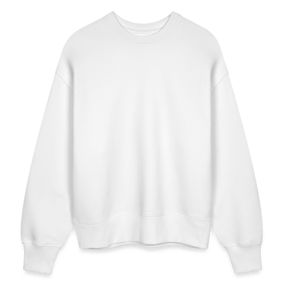 D Organic Oversize Pullover Back Logo - white