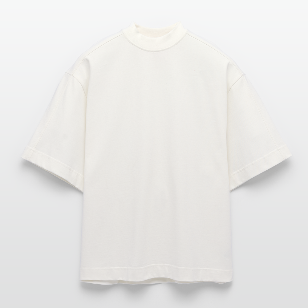 H Boxy Organic T-Shirt Back Logo Made in Portugal - OFF WHITE