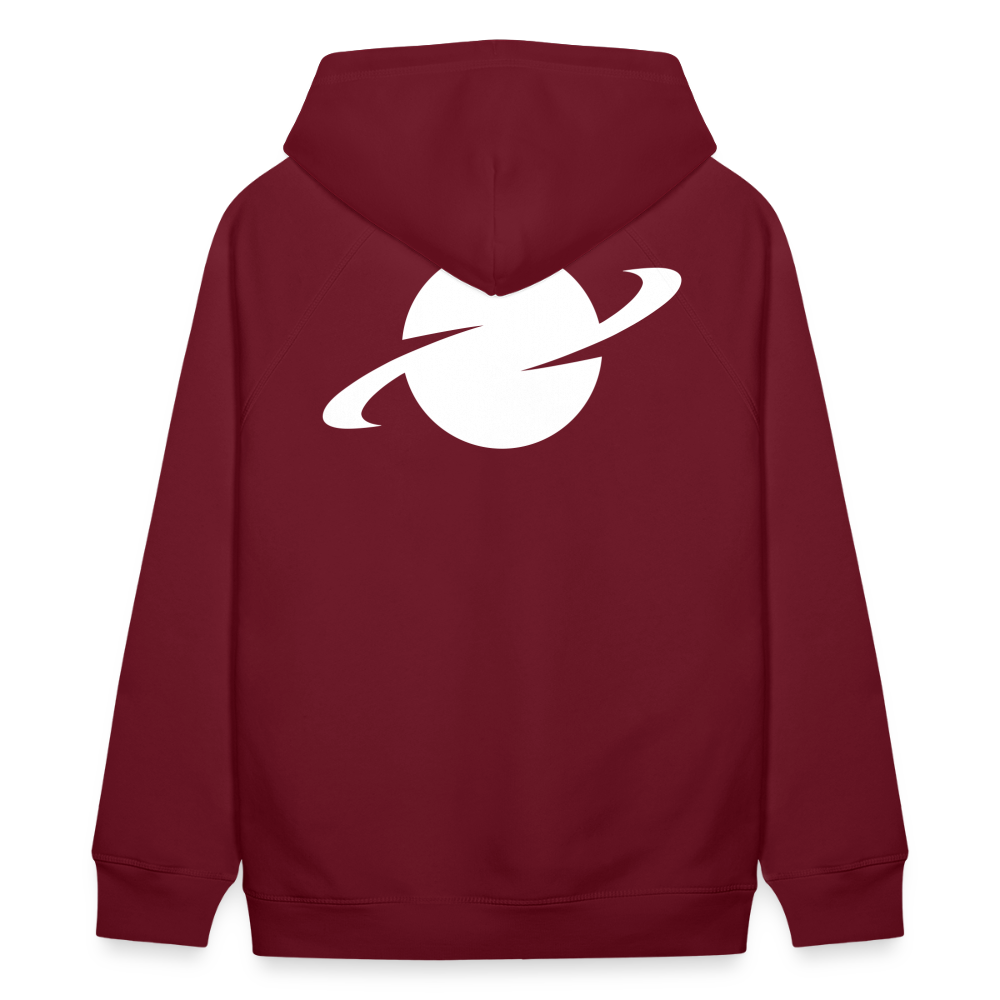 H Organic Relaxed Hoodie - burgundy