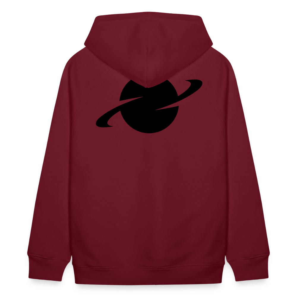 H Organic Relaxed Hoodie - burgundy