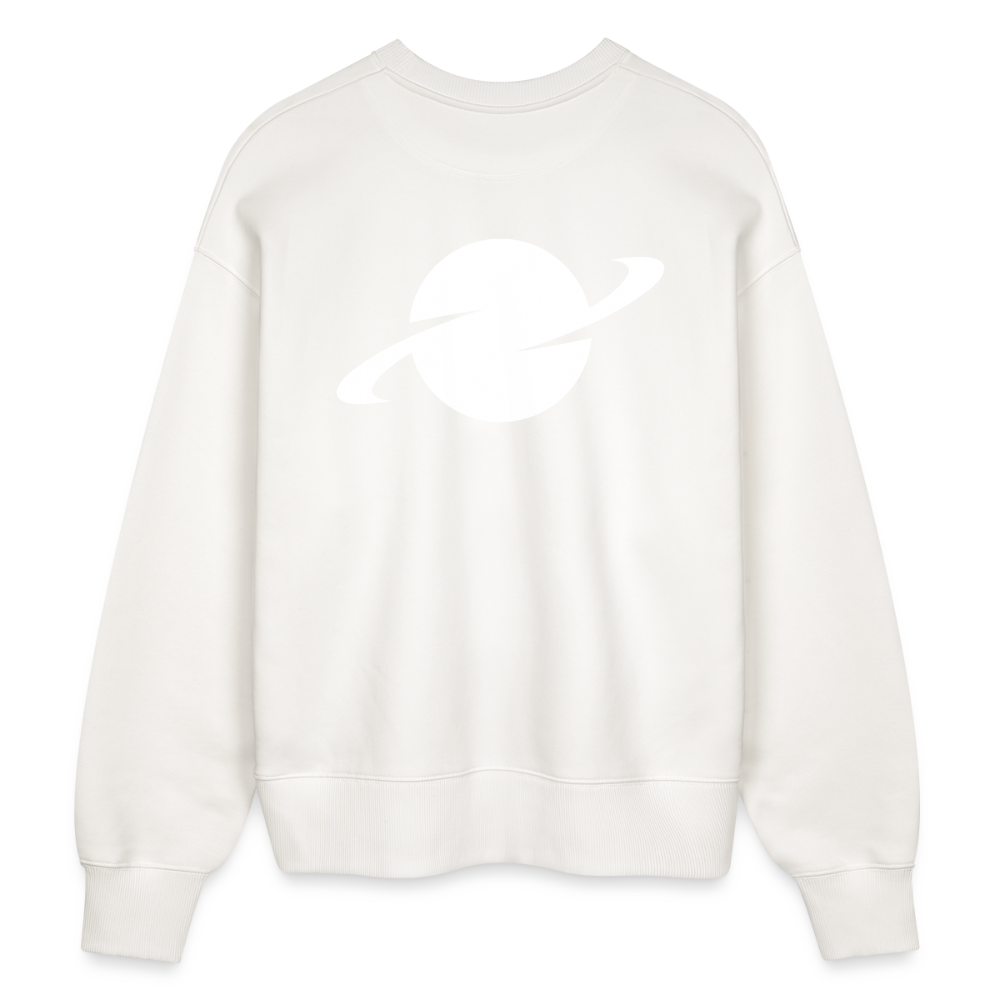 H Organic Oversize Pullover Back Logo - OFF WHITE