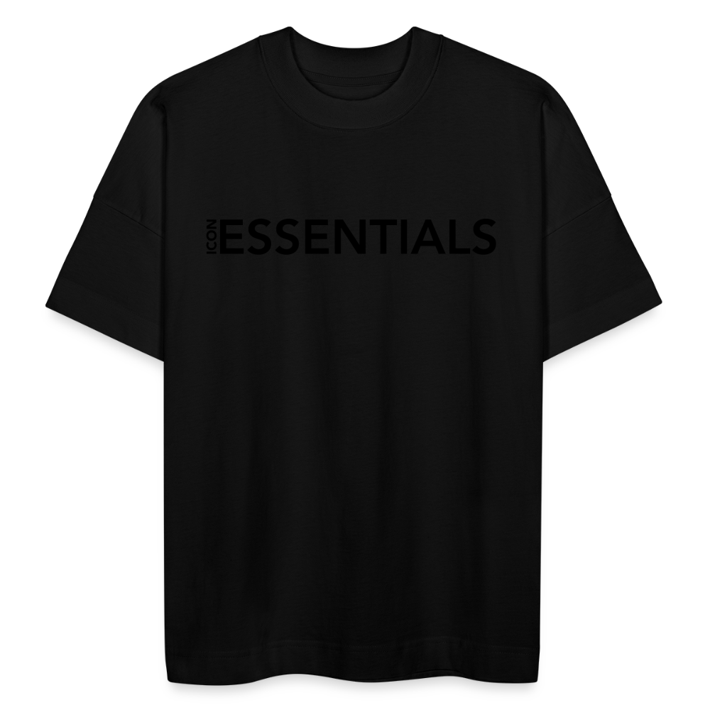 H Essentials Organic Oversized T-Shirt - black