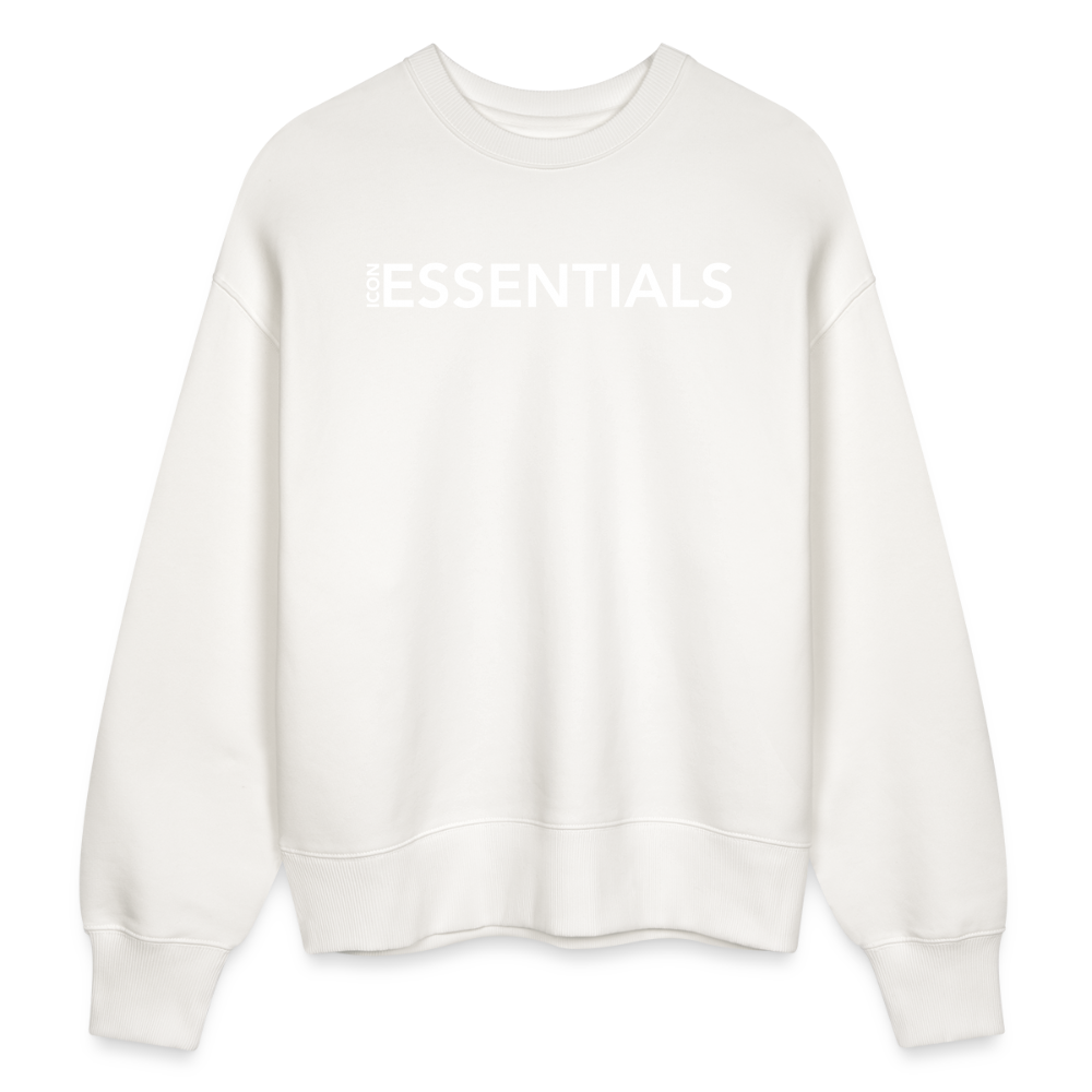 H Essentials Organic Oversize Pullover - OFF WHITE