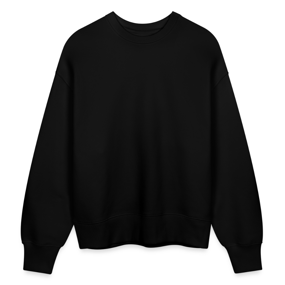 H Essentials Organic Oversize Pullover Back Logo - black