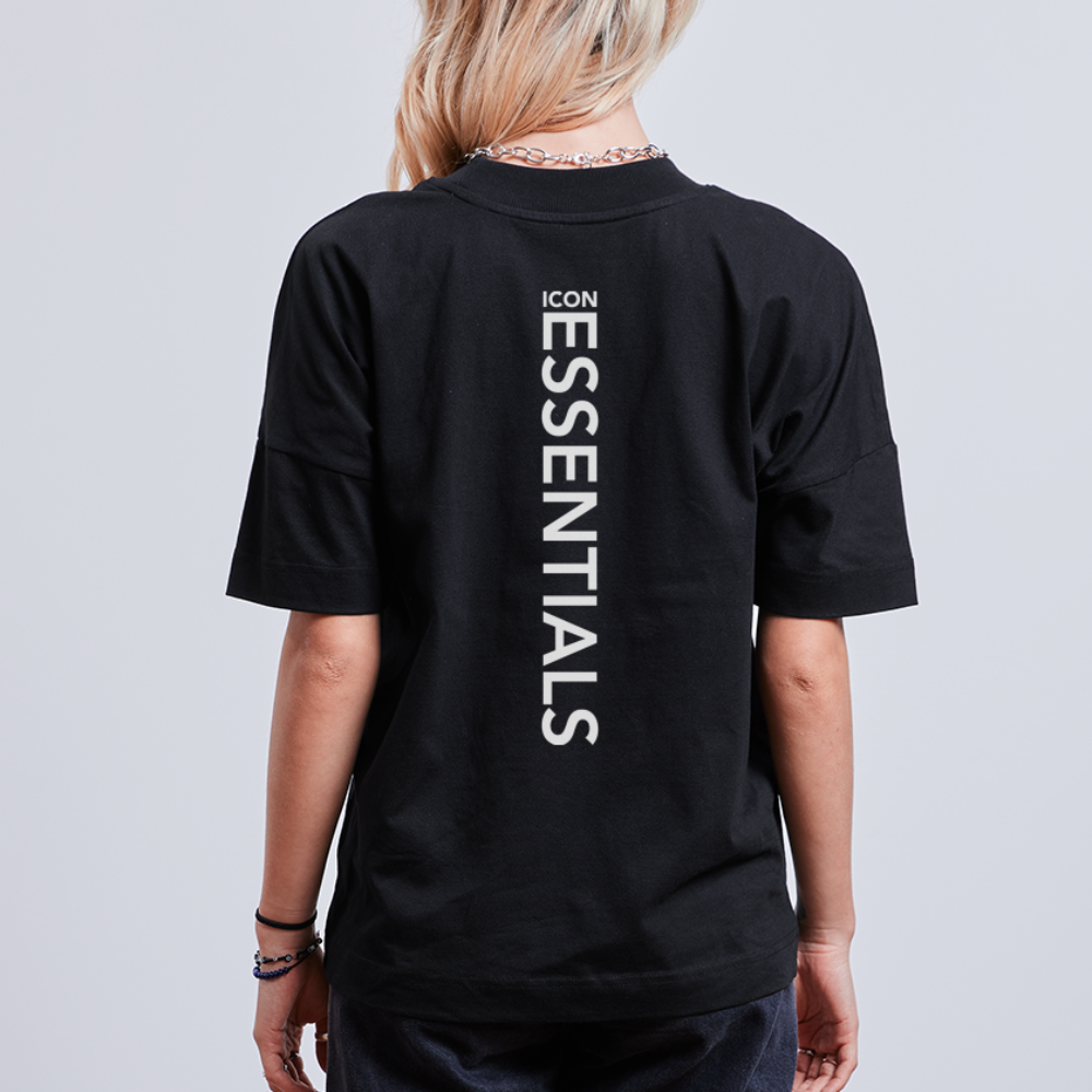 D Essentials Organic Oversized T-Shirt Back Logo - black