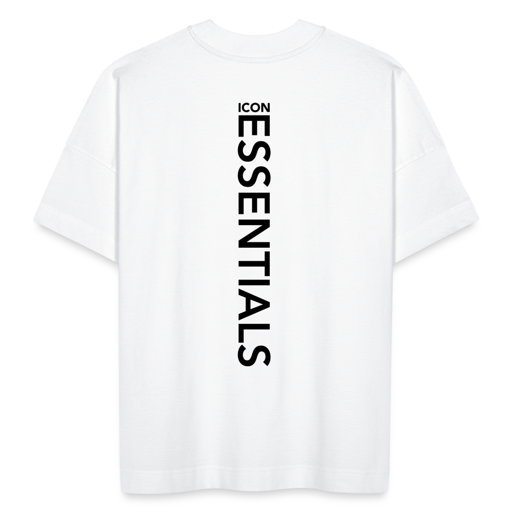 D Essentials Organic Oversized T-Shirt Back Logo - white