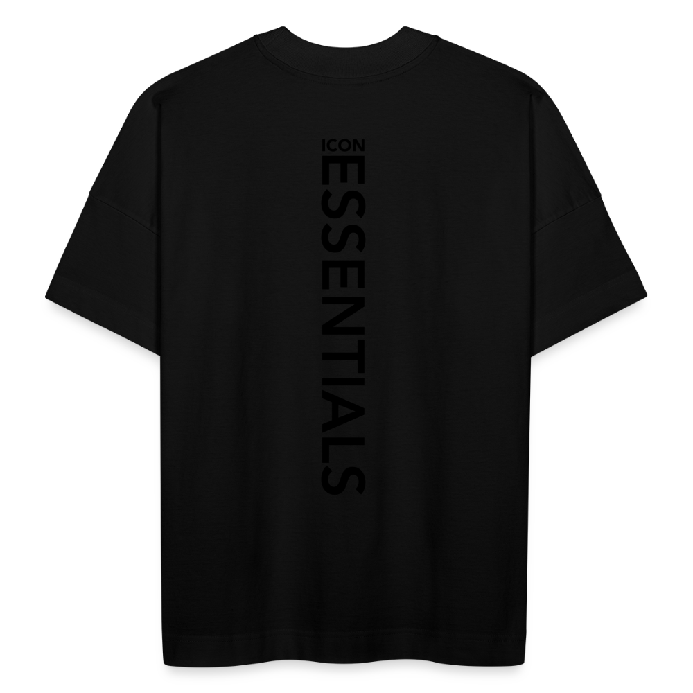 D Essentials Organic Oversized T-Shirt Back Logo - black