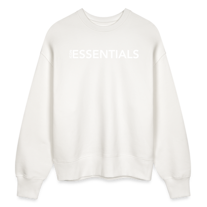 D Essentials Organic Oversize Pullover - OFF WHITE