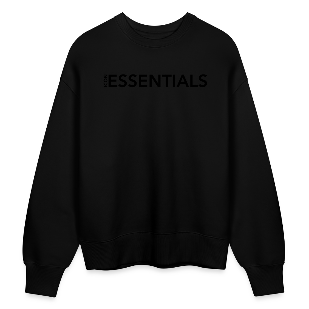 D Essentials Organic Oversize Pullover - black